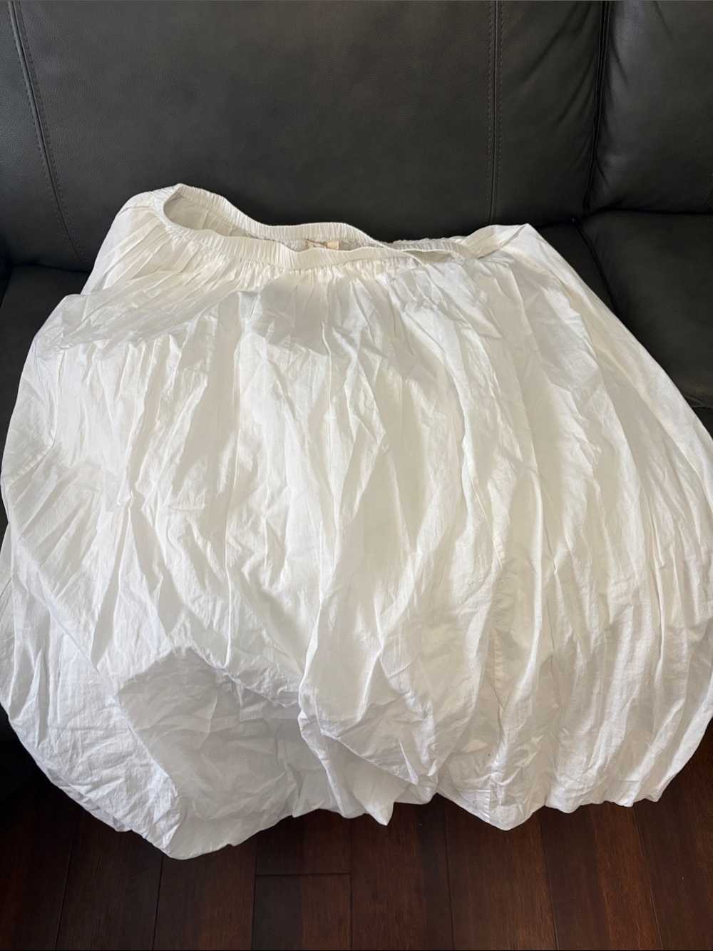 Lucky Brand White A-Line Bubble Skirt